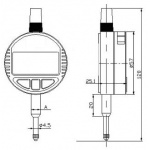 Czujnik elektroniczny 12,7 mm 0,001 mm IP54 HOGETEX