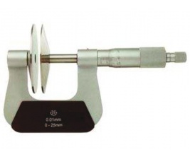 Mikrometr talerzykowy analogowy 25-50 mm 0,01 mm talerzyki 60 mm HOGETEX