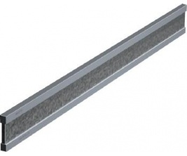 Liniał stalowy sztywny 1000x50x10 mm DIN874/1 HOGETEX